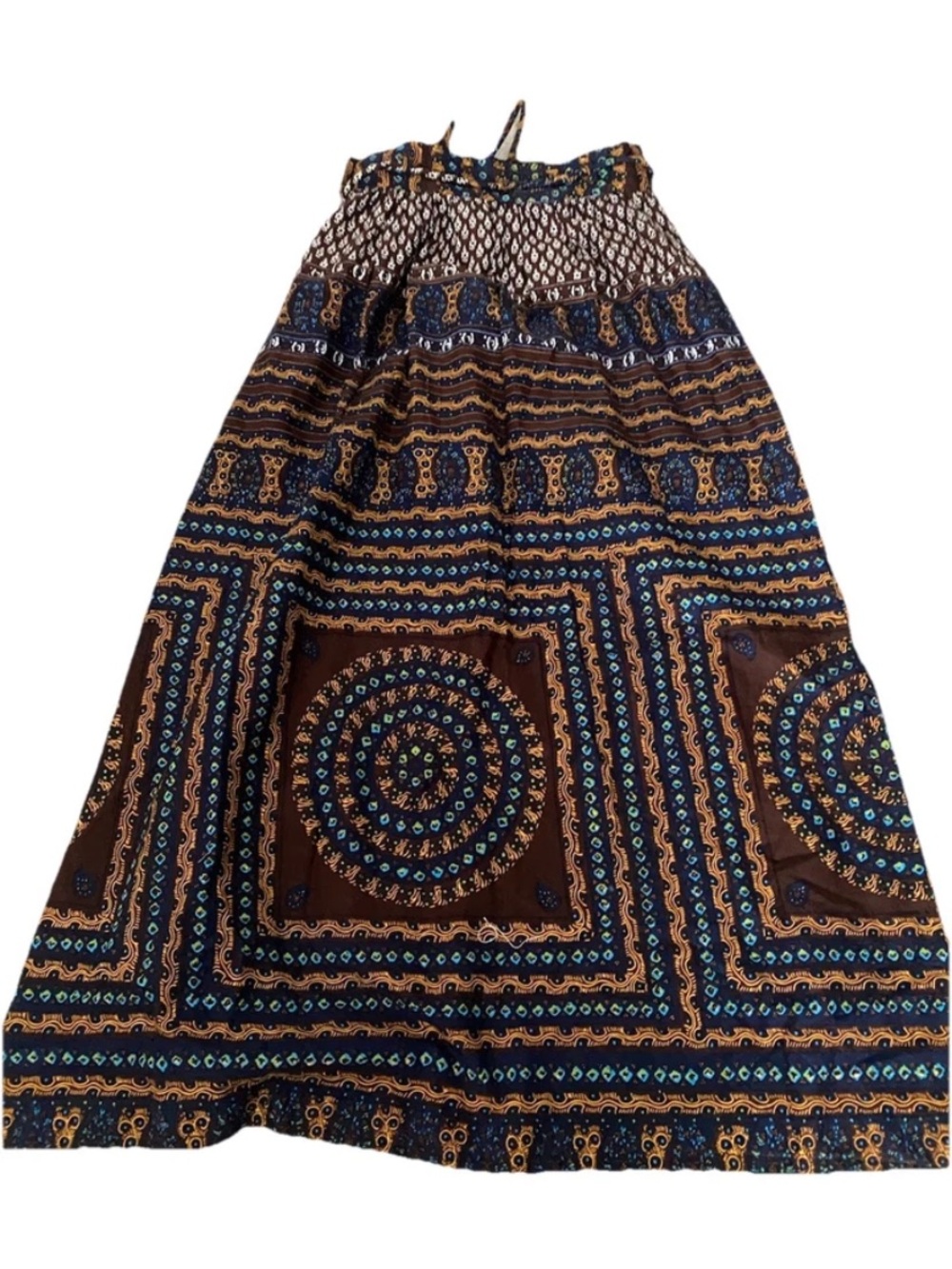 Summit Of Boston Union Made VTG Maxi Skirt VTG Size 14 Cottagecore Boho USA Made